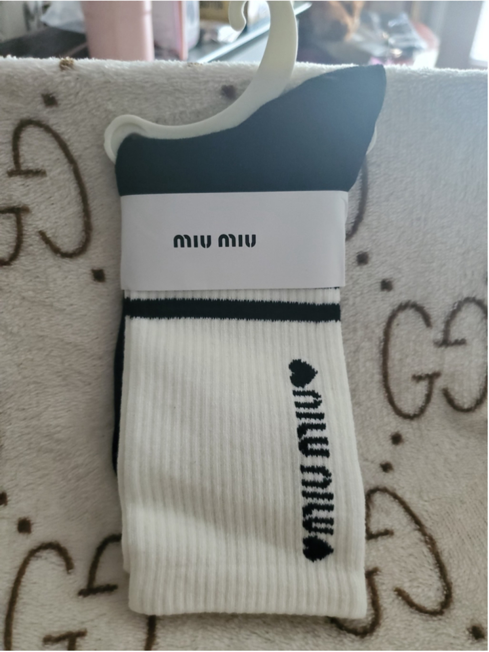 White and Black Women size 7-9 Socks